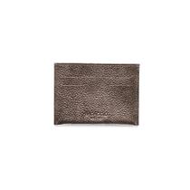 Porta Cartão Slim em Couro Pequeno Basic Onix