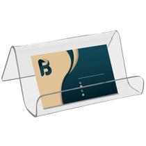 Porta Cartão Visita Suporte Mesa Balcão Stand Organizador Display Acrílico Escritório Minimalista Porta Cartão Visita Suporte Mesa Balcão Stand Organizador Display Acrílico Escritório Minimalista