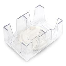 Porta-cartas de baralho KENANLAN Rotating 2/6 Decks Clear Plastic Porta-cartas de baralho KENANLAN Rotating 2/6 Decks Clear Plastic