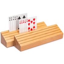 Porta-cartas de baralho Yellow Mountain Imports Beechwood Porta-cartas de baralho Yellow Mountain Imports Beechwood