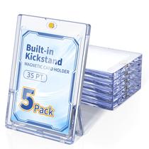 Porta-cartas NFOAI, kit com 5 unidades, magnético, com suporte, 35 pt, proteção UV Porta-cartas NFOAI, kit com 5 unidades, magnético, com suporte, 35 pt, proteção UV