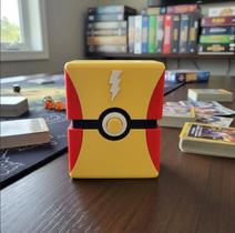 Porta Cartinhas Deck Box Pokémon Estojo Pokébola Cartas Moda