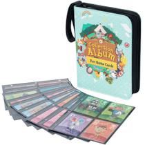 Porta-cartões Binder D DACKIT 400+ compatível com Animal Crossing