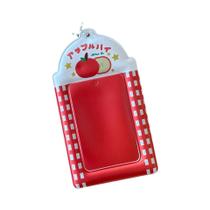 Porta-cartões De 3 Polegadas Com Estampa De Morango E Maçã Xadrez, Estilo Ins, Para Fotos Polaroid,