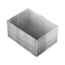 Porta-Cartões De Acrílico Transparente Tipo Snap Para Cartões De Jogos, Esportes, Trading Cards E