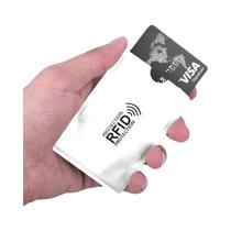Porta-Cartões De Crédito Com Bloqueio RFID 10pcs Bolsa Protetora Anti-Scan Anti-Magnética