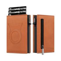 Porta-cartões De Crédito RFID Em Fibra De Carbono Para Homens, Carteira Minimalista Com Porta-moedas Porta-cartões De Crédito RFID Em Fibra De Carbono Para Homens, Carteira Minimalista Com Porta-moedas