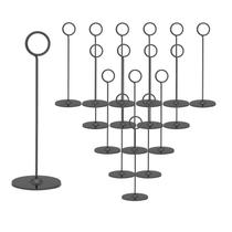Porta-cartões de mesa Urban Deco, 16 peças, 20 cm, aço preto Porta-cartões de mesa Urban Deco, 16 peças, 20 cm, aço preto