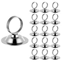 Porta-cartões de mesa Urban Deco 16 PK Steel Silver 2.16"