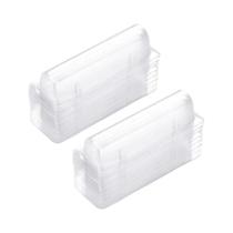 Porta-cartões De Plástico Transparente Com Adesivo, À Prova D'água, Para Bálsamo Labial, Porta-cartões De Plástico Transparente Com Adesivo, À Prova D'água, Para Bálsamo Labial,