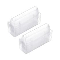 Porta-cartões De Plástico Transparente Com Adesivo, À Prova D'água, Para Bálsamo Labial,