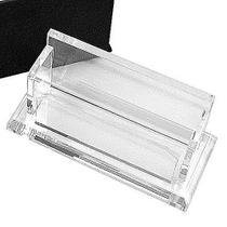 Porta Cartões de Visita Amlong Crystal 12x5x6 cm Porta Cartões de Visita Amlong Crystal 12x5x6 cm