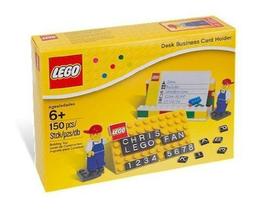 Porta-cartões de visita LEGO Desk 850425 com 2 minifiguras