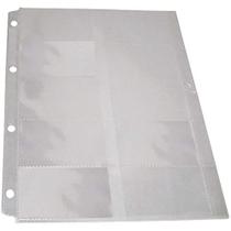 Porta Cartoes De Visita Refil P/20 Cartoes 4Furos A-4 Porta Cartoes De Visita Refil P/20 Cartoes 4Furos A-4