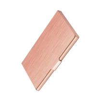 Porta-cartões De Visita Ultrafino De Aço Inoxidável Prateado Para Homens E Mulheres, Design Simples,