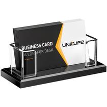 Porta Cartões de Visita Uniclife em Acrílico com Capacidade para 60 Cartões Porta Cartões de Visita Uniclife em Acrílico com Capacidade para 60 Cartões