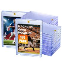 Porta-cartões Frinail - Pacote com 100 unidades, magnético, 35pt, proteção UV