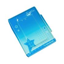 Porta-Cartões Grande Capacidade Azul Gradiente Para Fotos De Álbum De Ídolos K-Pop Em Material PU Porta-Cartões Grande Capacidade Azul Gradiente Para Fotos De Álbum De Ídolos K-Pop Em Material PU
