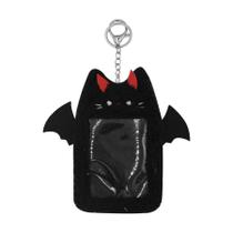 Porta-cartões MOSSTYUS Cute Plush Kpop Photocard Devil Cat Porta-cartões MOSSTYUS Cute Plush Kpop Photocard Devil Cat