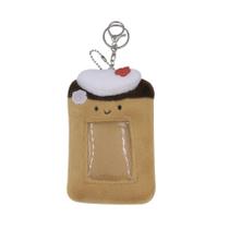 Porta-cartões MOSSTYUS Plush Fluffy Photocard Holder Brown