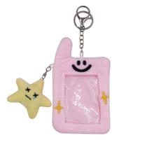 Porta-cartões MOSSTYUS Plush Fluffy Photocard Holder