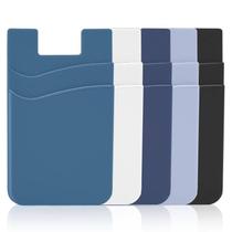 Porta Cartões para Celular Senose de Silicone com Duplo Bolso Porta Cartões para Celular Senose de Silicone com Duplo Bolso