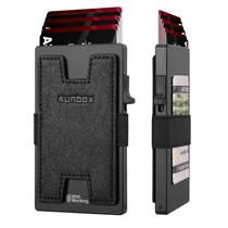 Porta-cartões RUNBOX RUNBOX RFID Blocking Slim Wallet 6+6 cartões Porta-cartões RUNBOX RUNBOX RFID Blocking Slim Wallet 6+6 cartões