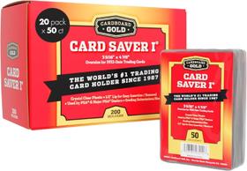 Porta-cartões semirrígido Cardboard Gold Card Saver 1 200 unidades