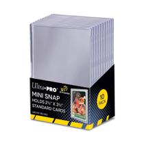 Porta-Cartões Ultra PRO UV Mini Snap - 2,5 x 3,5 cm (Pacote com 10)