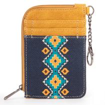 Porta-cartões Wallet Montana West Wrangler Aztec para mulheres Porta-cartões Wallet Montana West Wrangler Aztec para mulheres
