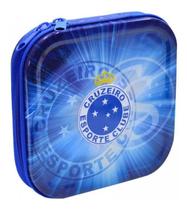 Porta Cd De Metal Para 24 Cds Oficial Do Cruzeiro Licenciado