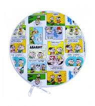 Porta cd/dvd de metal para 24 cds quadrinhos- turma da mônica