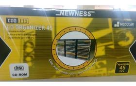 Porta cd newness suporte para 45 cd's Porta cd newness suporte para 45 cd's