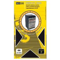 Porta CD Rack 16 Preto Newness Porta CD Rack 16 Preto Newness