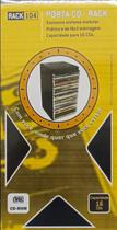 Porta Cd Rack Para16 Discos Newness