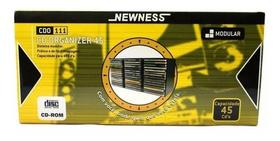 Porta Cds Newness Suporte Para 45 Cd's 4 Peças