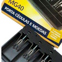 Porta Cédulas e Moedas Menno MG 40 Prendedores Metálicos