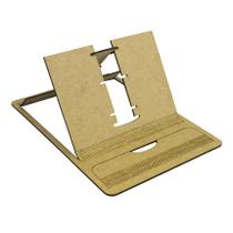 Porta Celular e Tablet Com Regulagem de Altura 28x20 Mdf Madeira