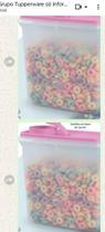 Porta cereais 2:800 litros kit com 2 peças Tupperware original
