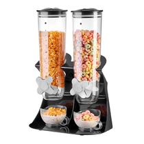 Porta Cereais Duplo 3L para Grãos Cereais com 2 Xicaras 200ml