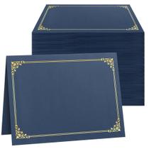 Porta-certificados SUNEE azul-marinho, pacote com 150 unidades, 22 x 24 cm Porta-certificados SUNEE azul-marinho, pacote com 150 unidades, 22 x 24 cm
