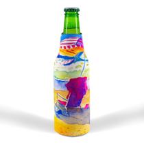 Porta Cerveja Long Neck Térmico 330ml Koozie Aquarela