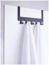 Porta Chave Chaveiro de Parede Organizador em Aço Metal Decorativo 5 Ganchos