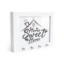 Porta Chave Com Foto De Parede Decorativo 15x21 cm Moldura Com Vidro Decoração Casa Home Sweet Home Porta Chave Com Foto De Parede Decorativo 15x21 cm Moldura Com Vidro Decoração Casa Home Sweet Home