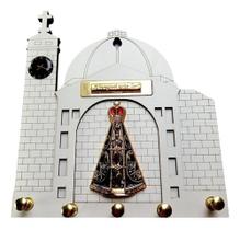 Porta Chave Igreja Aparecida Com A Torre Em Mdf Branco Porta Chave Igreja Aparecida Com A Torre Em Mdf Branco