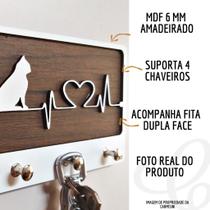 Porta Chave Moderno Criativo Gato