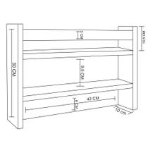 Porta Chave Organizador Trovarelli Branco