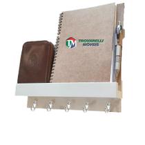 porta chave simples branco Hub18 porta chave simples branco Hub18