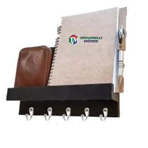 porta chave simples preto Hub18