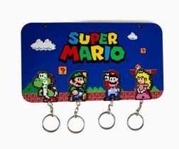 Porta Chaveiros e Chaveiros Super Mario Presentes Geek Porta Chaveiros e Chaveiros Super Mario Presentes Geek